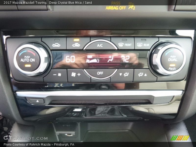 Controls of 2017 Mazda6 Touring