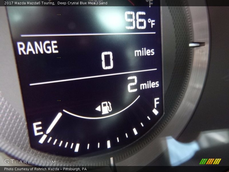 Deep Crystal Blue Mica / Sand 2017 Mazda Mazda6 Touring