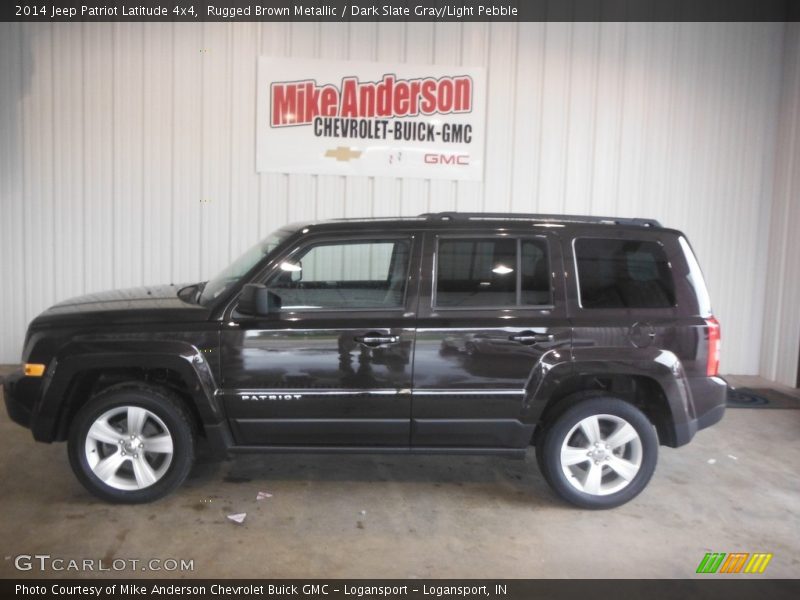 Rugged Brown Metallic / Dark Slate Gray/Light Pebble 2014 Jeep Patriot Latitude 4x4