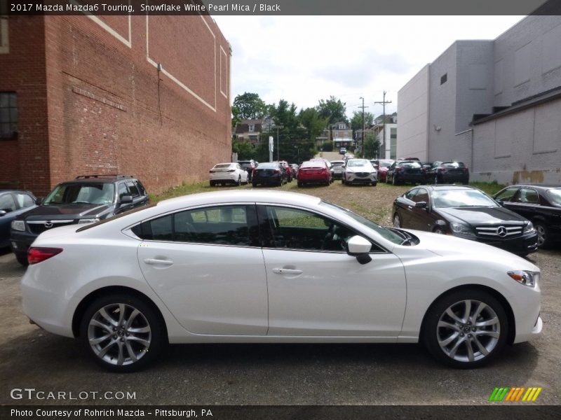 Snowflake White Pearl Mica / Black 2017 Mazda Mazda6 Touring
