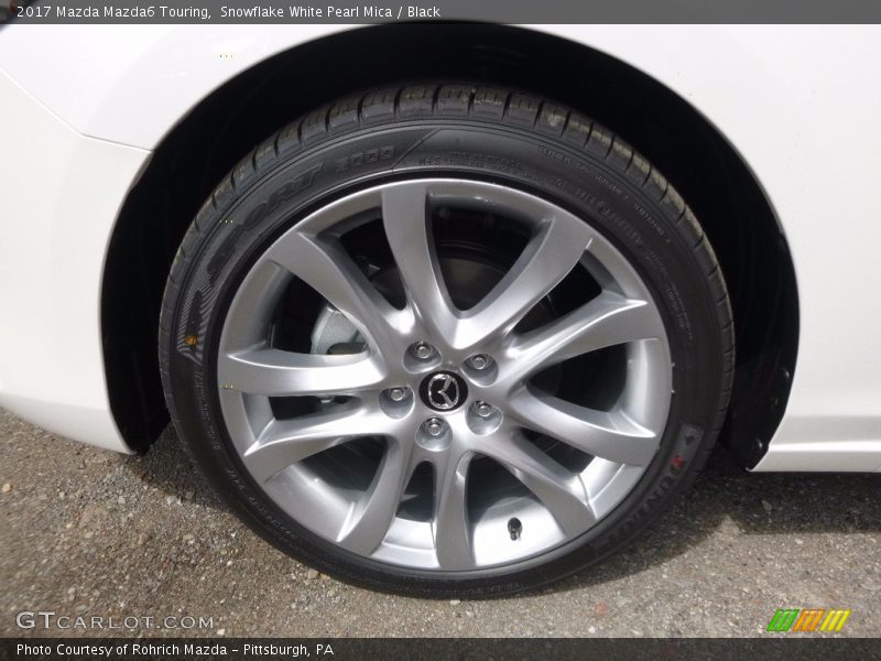 Snowflake White Pearl Mica / Black 2017 Mazda Mazda6 Touring