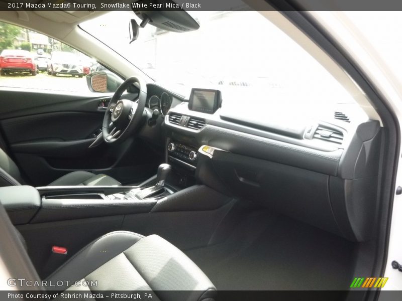 Snowflake White Pearl Mica / Black 2017 Mazda Mazda6 Touring