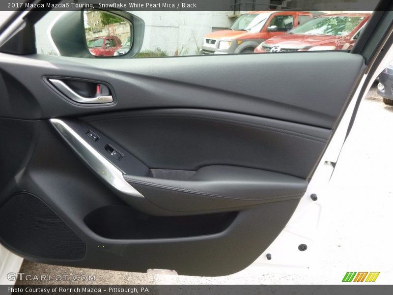 Snowflake White Pearl Mica / Black 2017 Mazda Mazda6 Touring