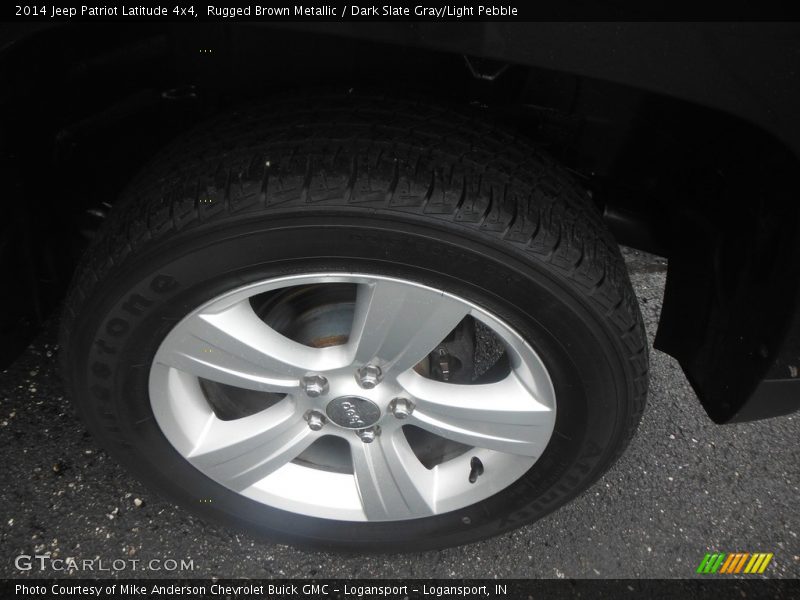 Rugged Brown Metallic / Dark Slate Gray/Light Pebble 2014 Jeep Patriot Latitude 4x4