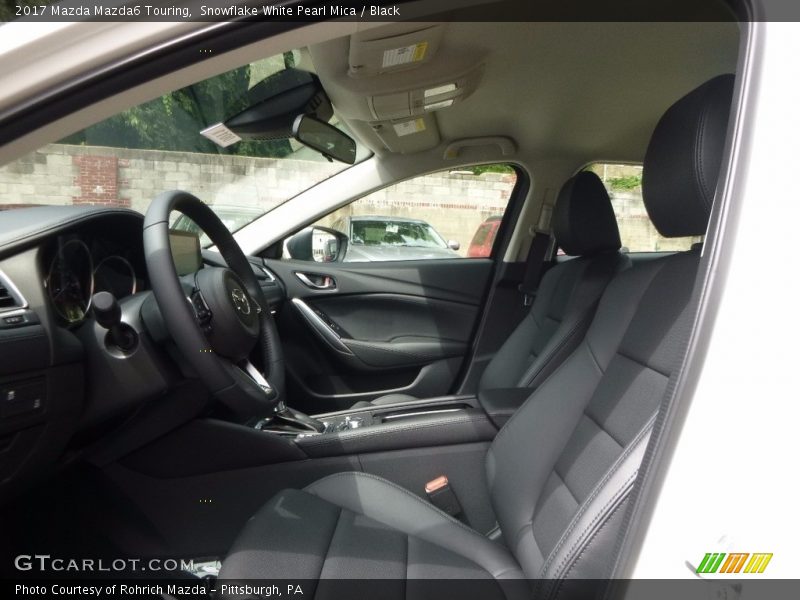 Snowflake White Pearl Mica / Black 2017 Mazda Mazda6 Touring