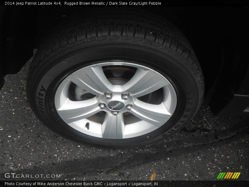 Rugged Brown Metallic / Dark Slate Gray/Light Pebble 2014 Jeep Patriot Latitude 4x4