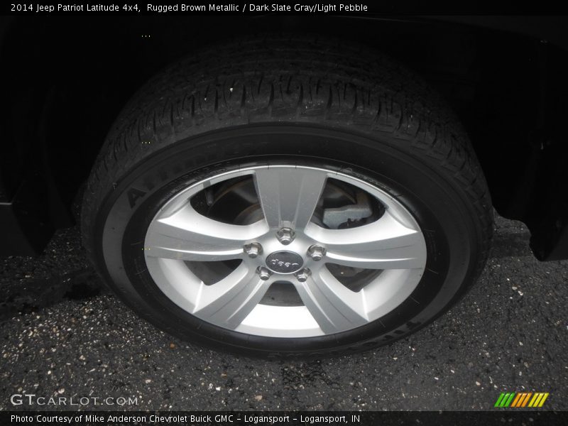 Rugged Brown Metallic / Dark Slate Gray/Light Pebble 2014 Jeep Patriot Latitude 4x4