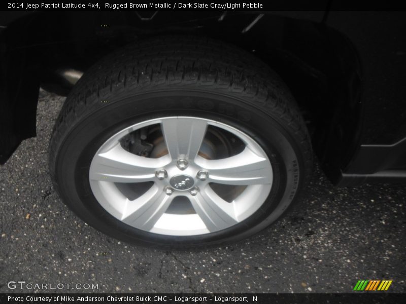 Rugged Brown Metallic / Dark Slate Gray/Light Pebble 2014 Jeep Patriot Latitude 4x4