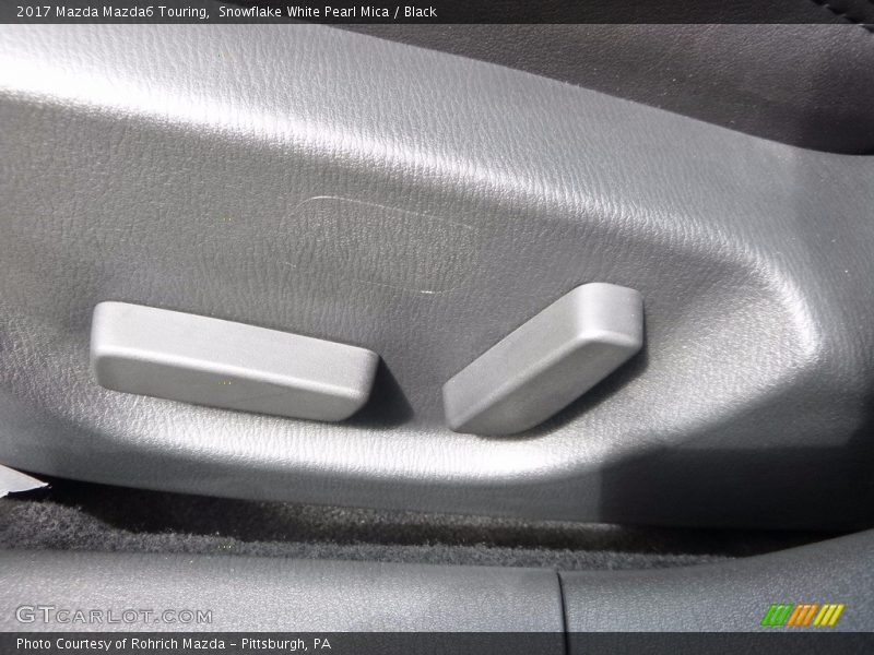 Snowflake White Pearl Mica / Black 2017 Mazda Mazda6 Touring