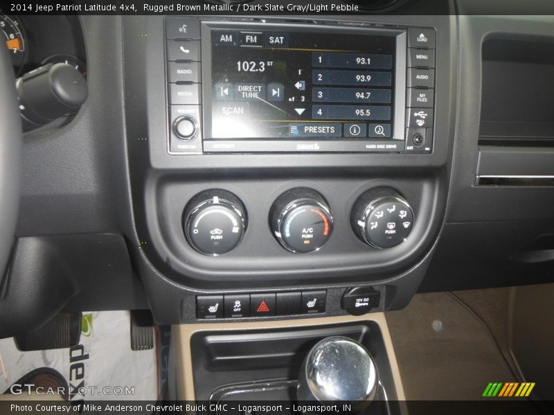 Rugged Brown Metallic / Dark Slate Gray/Light Pebble 2014 Jeep Patriot Latitude 4x4