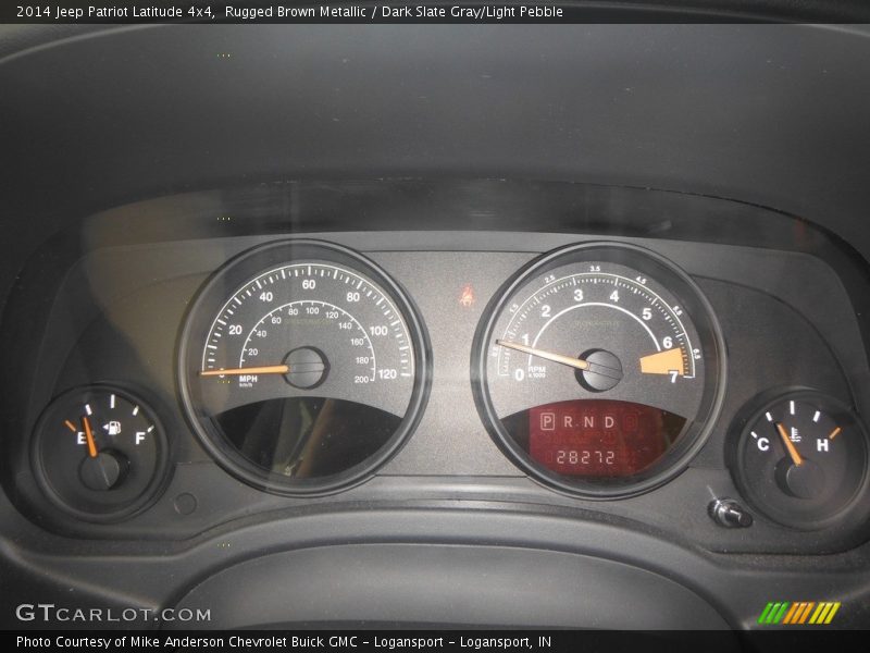 Rugged Brown Metallic / Dark Slate Gray/Light Pebble 2014 Jeep Patriot Latitude 4x4