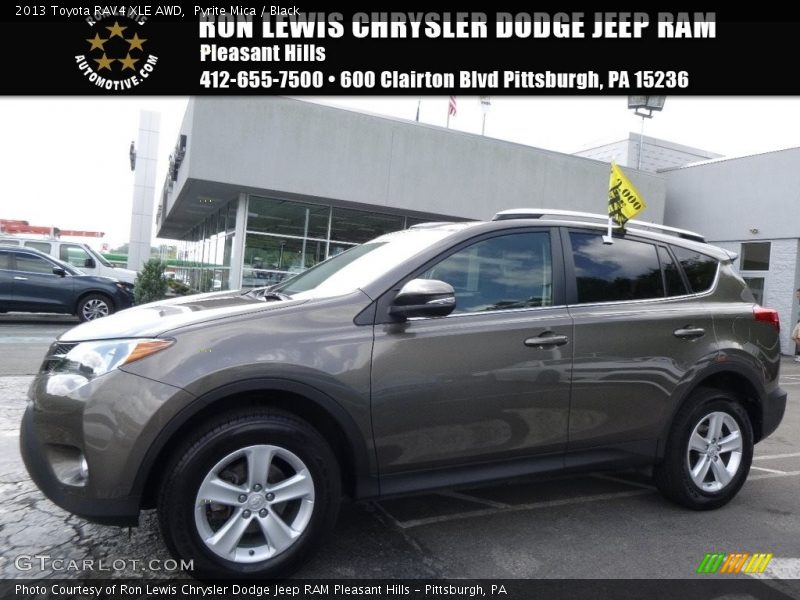 Pyrite Mica / Black 2013 Toyota RAV4 XLE AWD