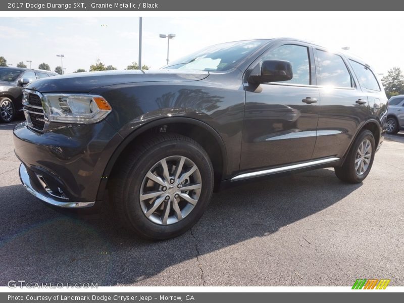 Granite Metallic / Black 2017 Dodge Durango SXT