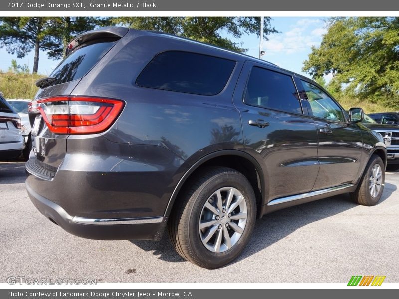 Granite Metallic / Black 2017 Dodge Durango SXT