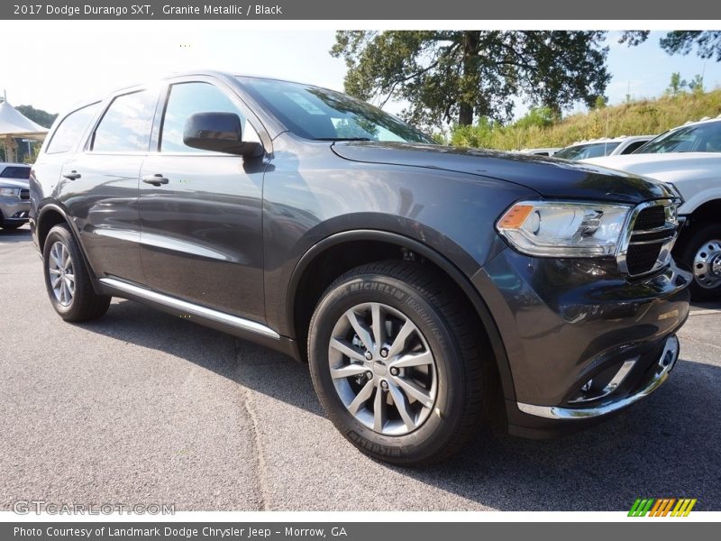 Granite Metallic / Black 2017 Dodge Durango SXT