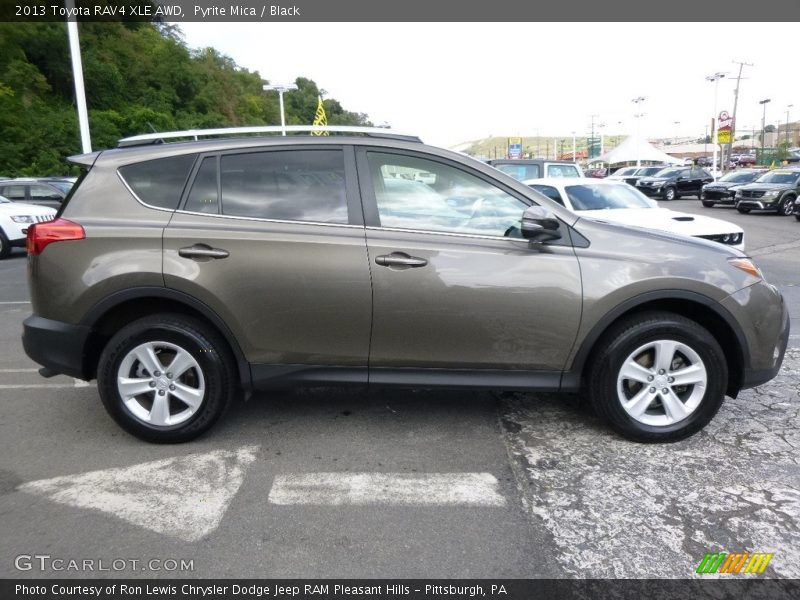 Pyrite Mica / Black 2013 Toyota RAV4 XLE AWD