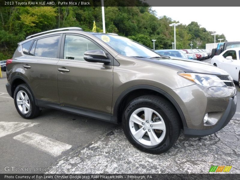 Pyrite Mica / Black 2013 Toyota RAV4 XLE AWD