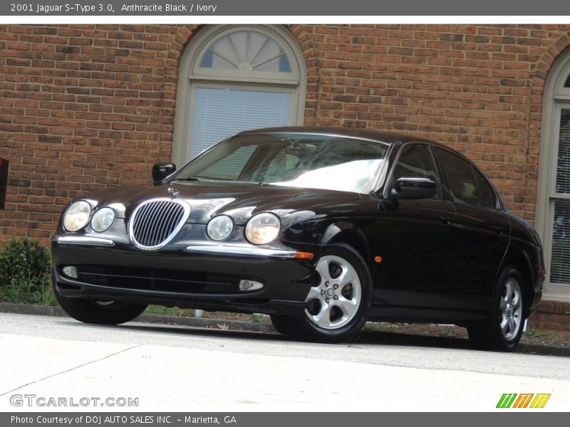 Anthracite Black / Ivory 2001 Jaguar S-Type 3.0