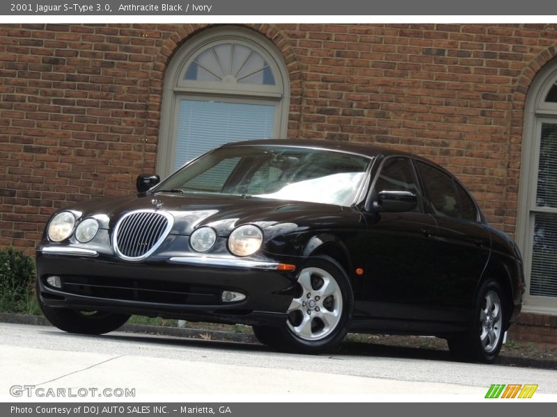 Anthracite Black / Ivory 2001 Jaguar S-Type 3.0