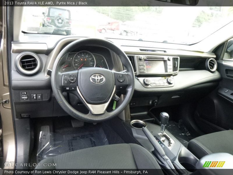 Pyrite Mica / Black 2013 Toyota RAV4 XLE AWD
