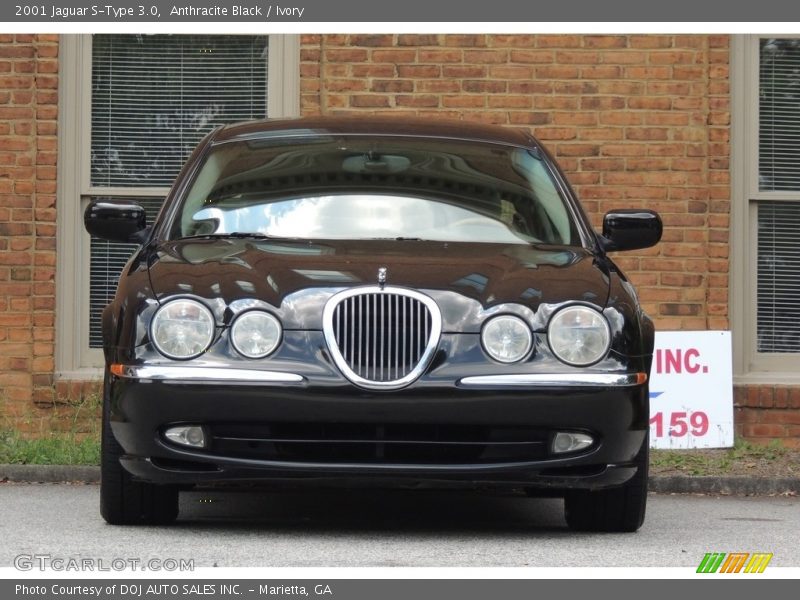 Anthracite Black / Ivory 2001 Jaguar S-Type 3.0