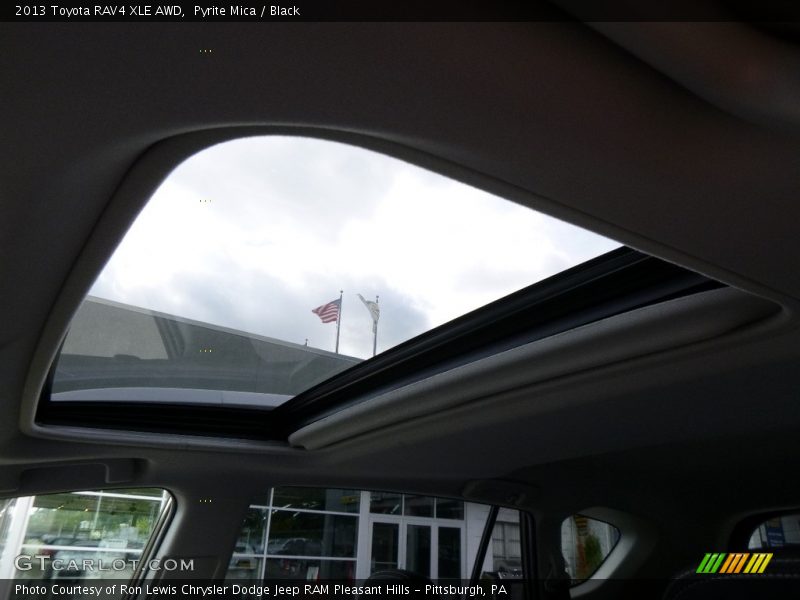 Pyrite Mica / Black 2013 Toyota RAV4 XLE AWD