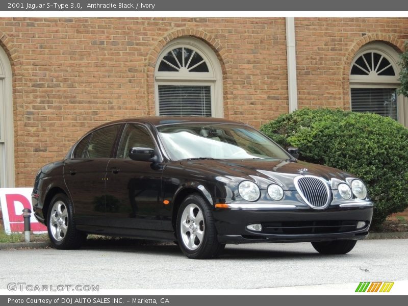 Anthracite Black / Ivory 2001 Jaguar S-Type 3.0