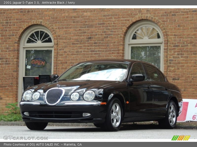Anthracite Black / Ivory 2001 Jaguar S-Type 3.0