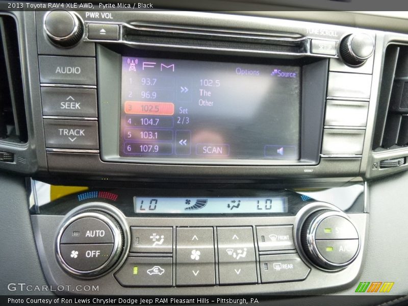 Pyrite Mica / Black 2013 Toyota RAV4 XLE AWD