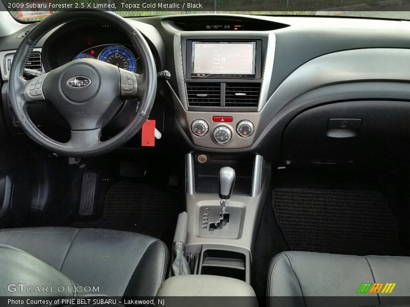 Topaz Gold Metallic / Black 2009 Subaru Forester 2.5 X Limited