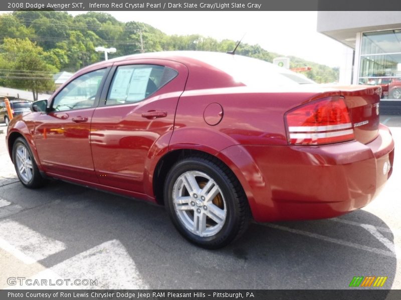 Inferno Red Crystal Pearl / Dark Slate Gray/Light Slate Gray 2008 Dodge Avenger SXT