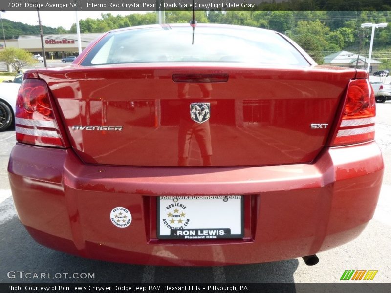 Inferno Red Crystal Pearl / Dark Slate Gray/Light Slate Gray 2008 Dodge Avenger SXT