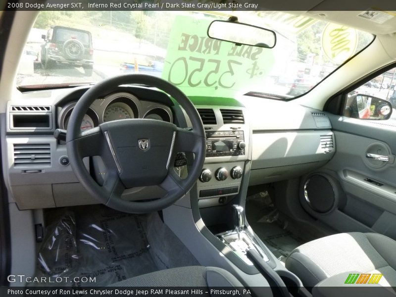 Inferno Red Crystal Pearl / Dark Slate Gray/Light Slate Gray 2008 Dodge Avenger SXT