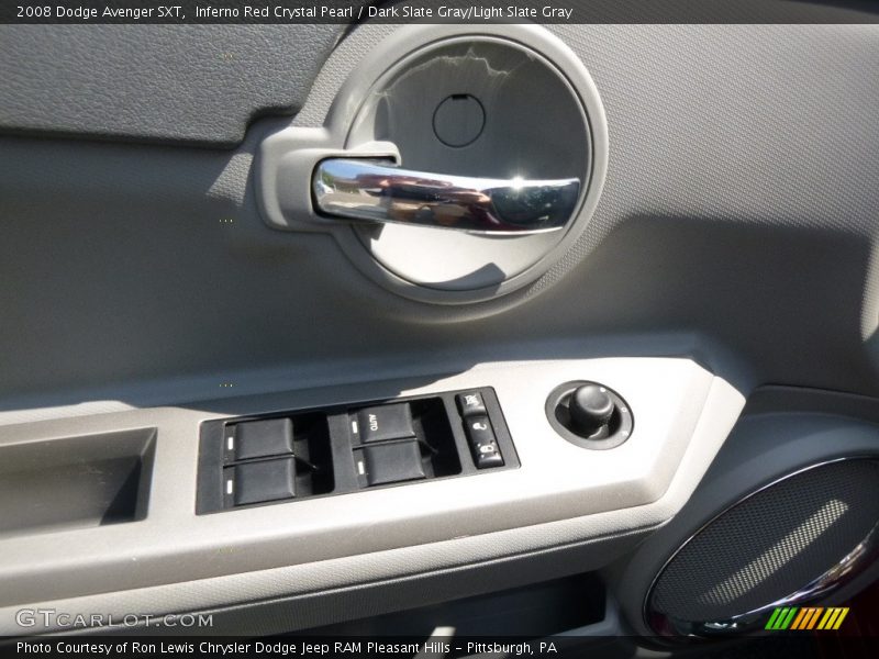 Inferno Red Crystal Pearl / Dark Slate Gray/Light Slate Gray 2008 Dodge Avenger SXT