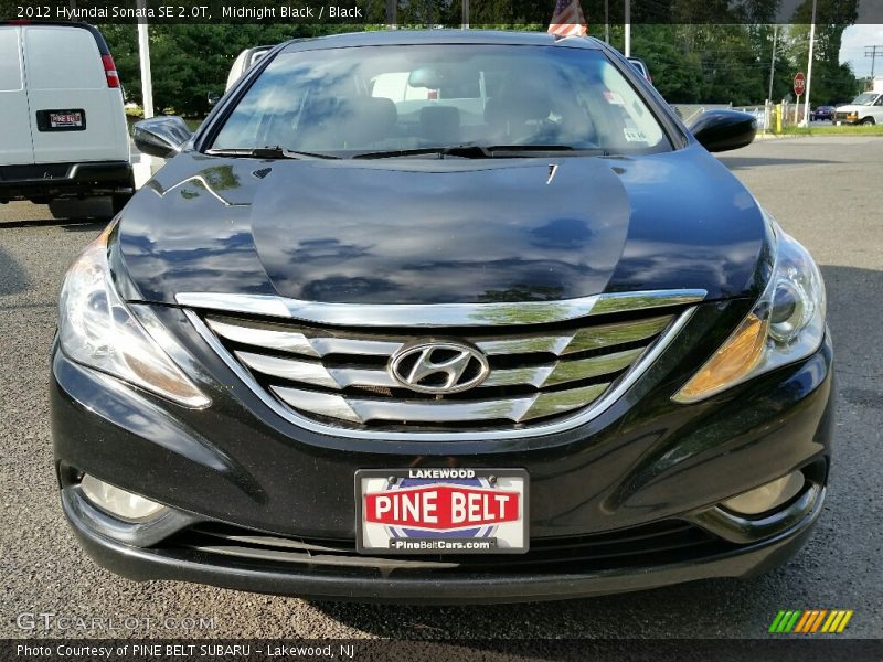 Midnight Black / Black 2012 Hyundai Sonata SE 2.0T