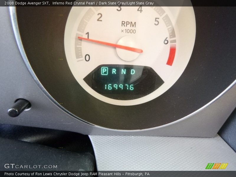 Inferno Red Crystal Pearl / Dark Slate Gray/Light Slate Gray 2008 Dodge Avenger SXT