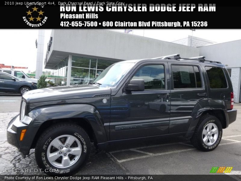 Dark Charcoal Pearl / Dark Slate Gray 2010 Jeep Liberty Sport 4x4