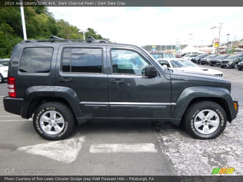 Dark Charcoal Pearl / Dark Slate Gray 2010 Jeep Liberty Sport 4x4