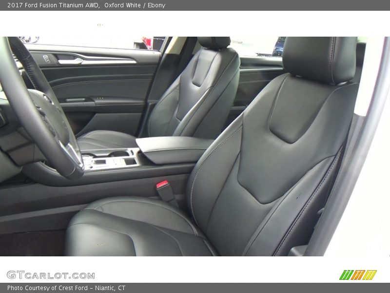 Front Seat of 2017 Fusion Titanium AWD