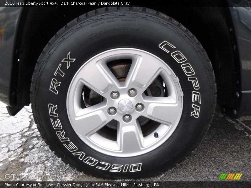 Dark Charcoal Pearl / Dark Slate Gray 2010 Jeep Liberty Sport 4x4