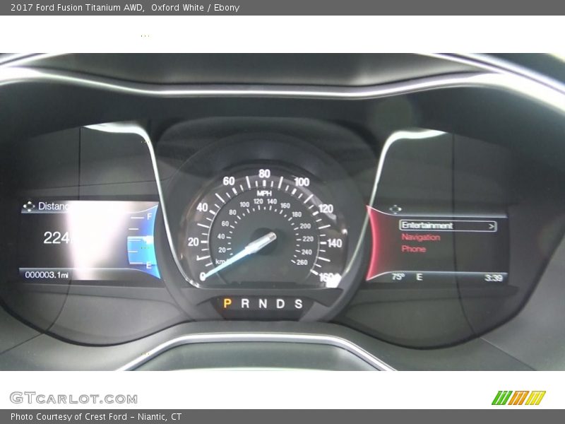  2017 Fusion Titanium AWD Titanium AWD Gauges