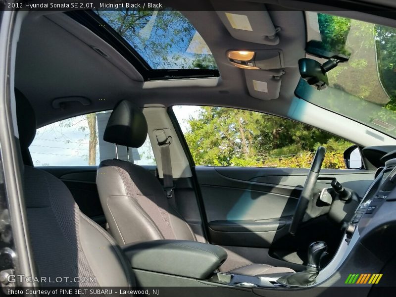 Midnight Black / Black 2012 Hyundai Sonata SE 2.0T