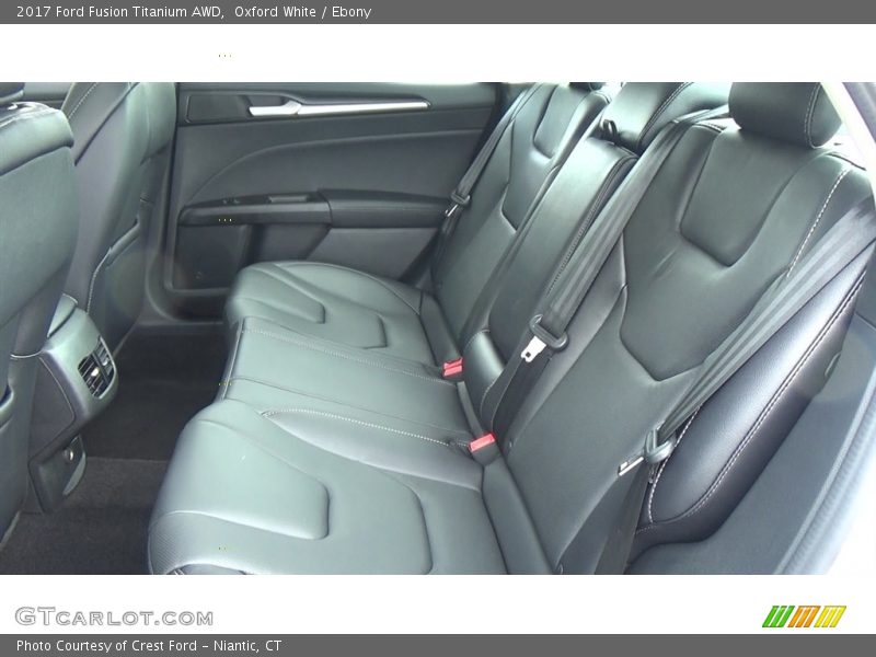 Oxford White / Ebony 2017 Ford Fusion Titanium AWD