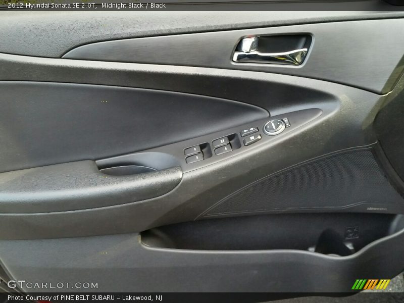 Midnight Black / Black 2012 Hyundai Sonata SE 2.0T