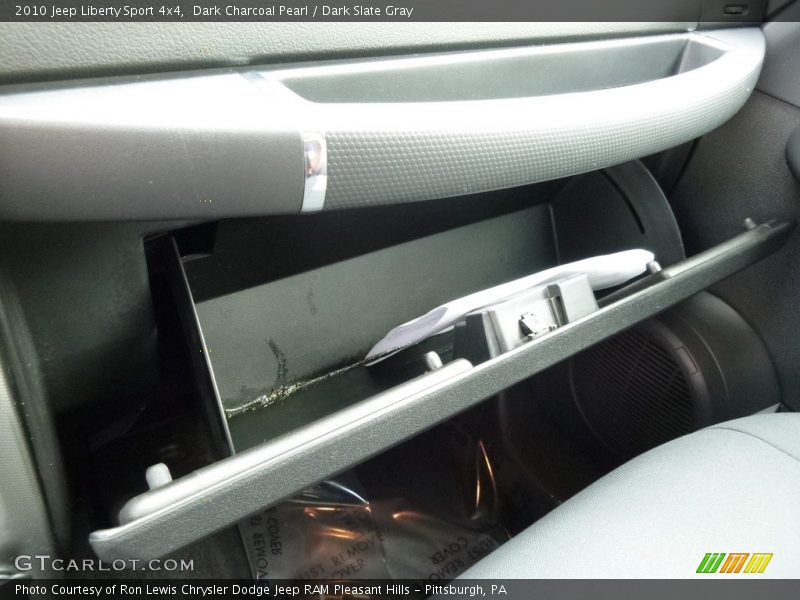Dark Charcoal Pearl / Dark Slate Gray 2010 Jeep Liberty Sport 4x4