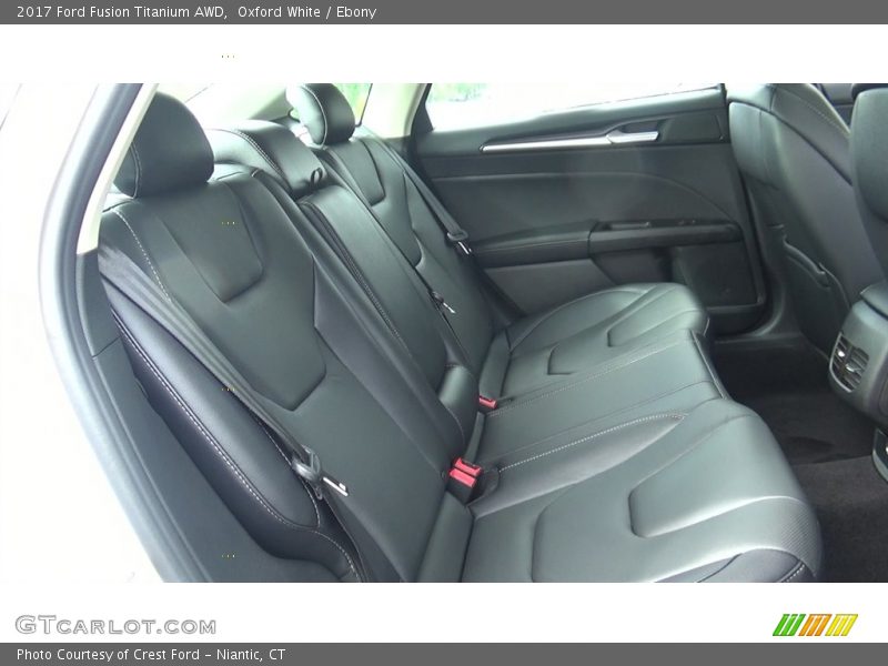 Oxford White / Ebony 2017 Ford Fusion Titanium AWD