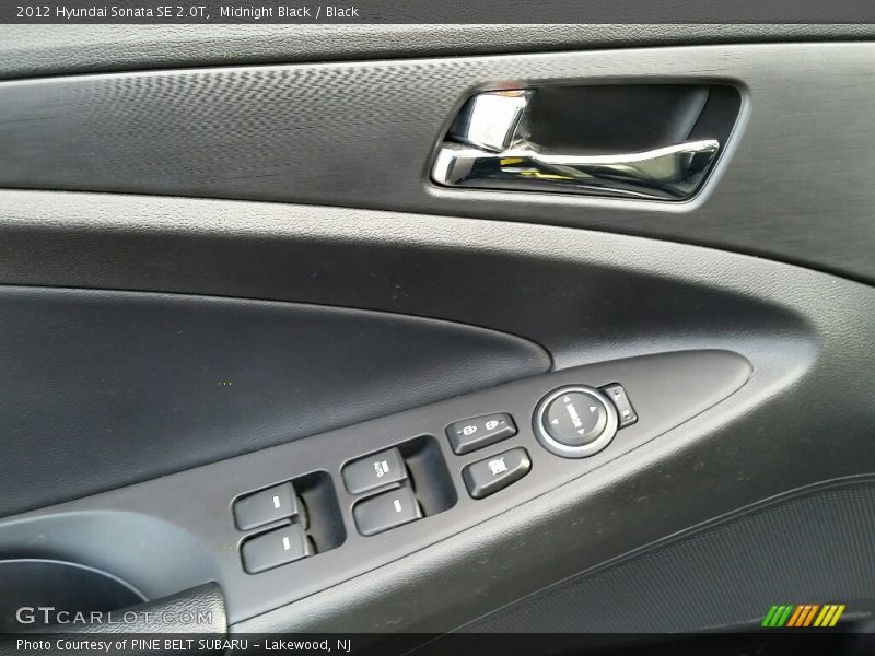 Midnight Black / Black 2012 Hyundai Sonata SE 2.0T