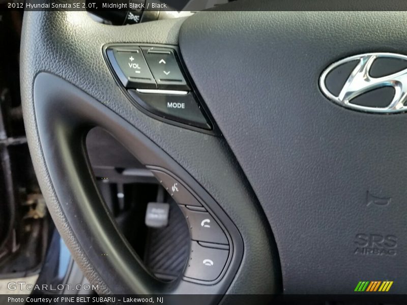 Midnight Black / Black 2012 Hyundai Sonata SE 2.0T