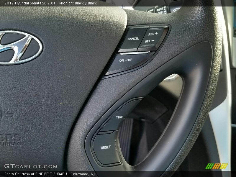 Midnight Black / Black 2012 Hyundai Sonata SE 2.0T