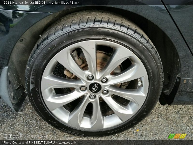 Midnight Black / Black 2012 Hyundai Sonata SE 2.0T